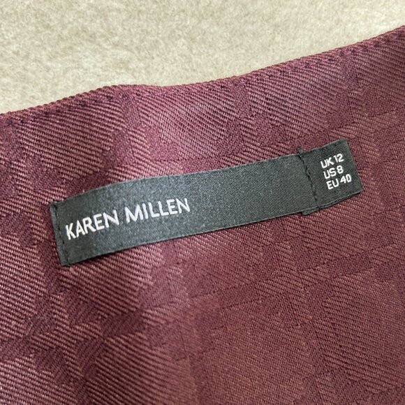 Karen Millen Item Flippy Panelled Trumpet Skirt ASO Hanna Marin - Picture 5 of 9